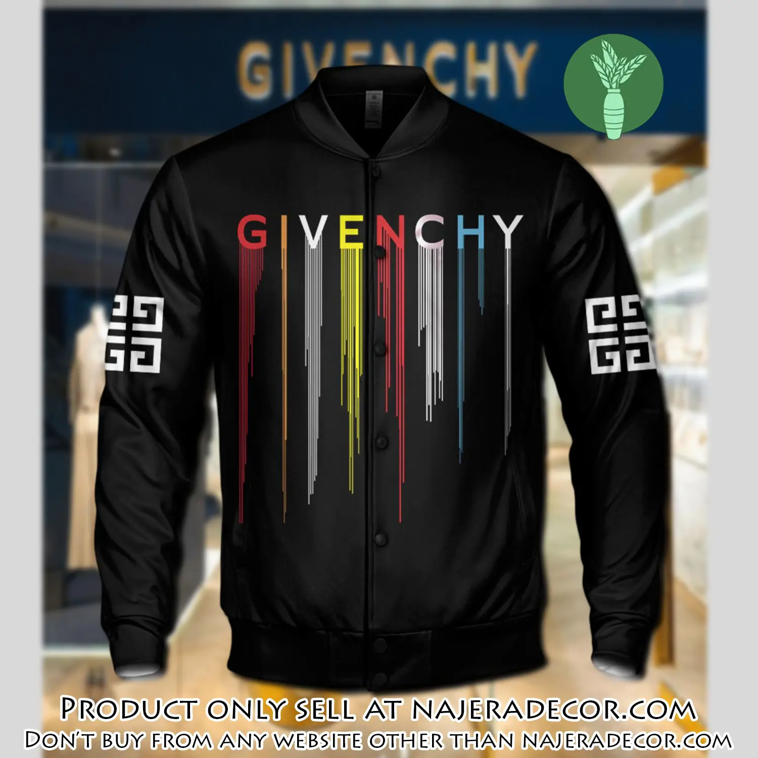 Luxury givenchy varsity premium baseball jacket bjv1044 njr3336551